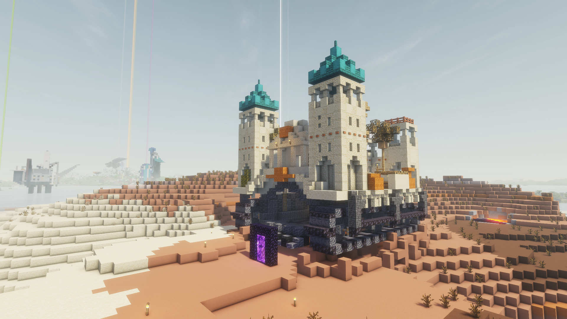 Screenshot of a build on Fortunecraft