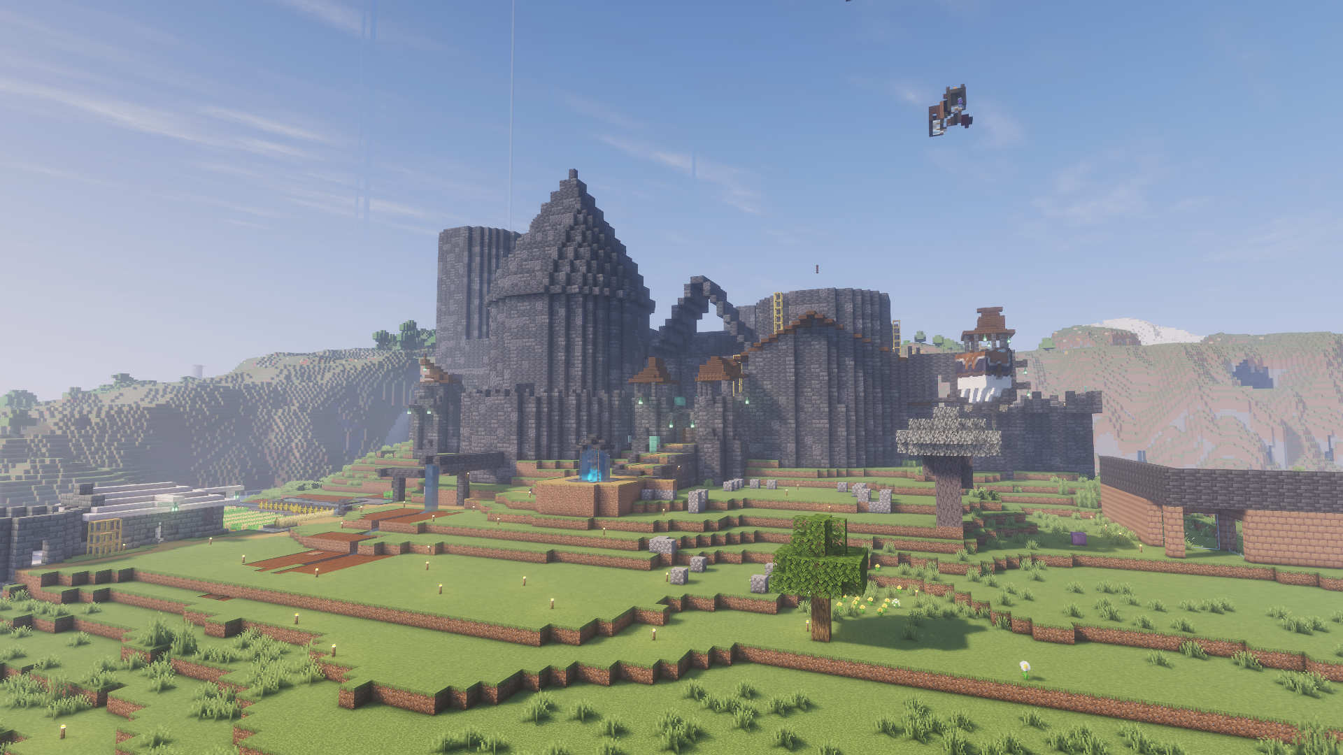 Screenshot of a build on Fortunecraft