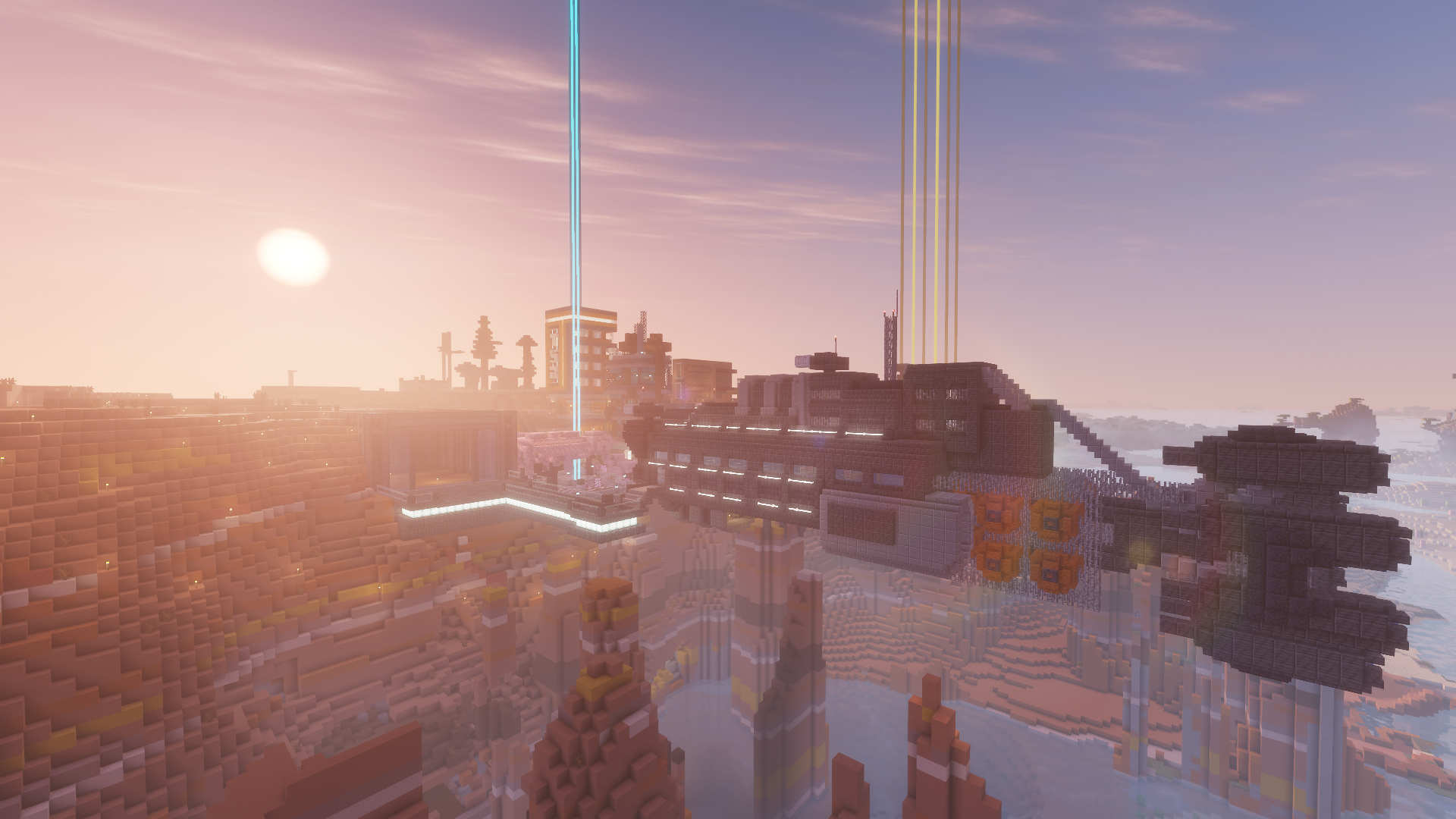 Screenshot of a build on Fortunecraft