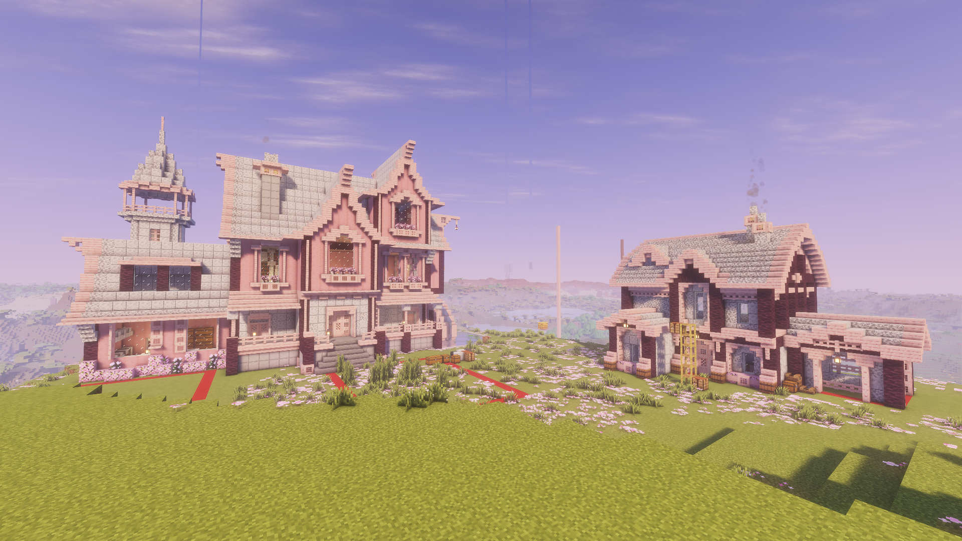 Screenshot of a build on Fortunecraft