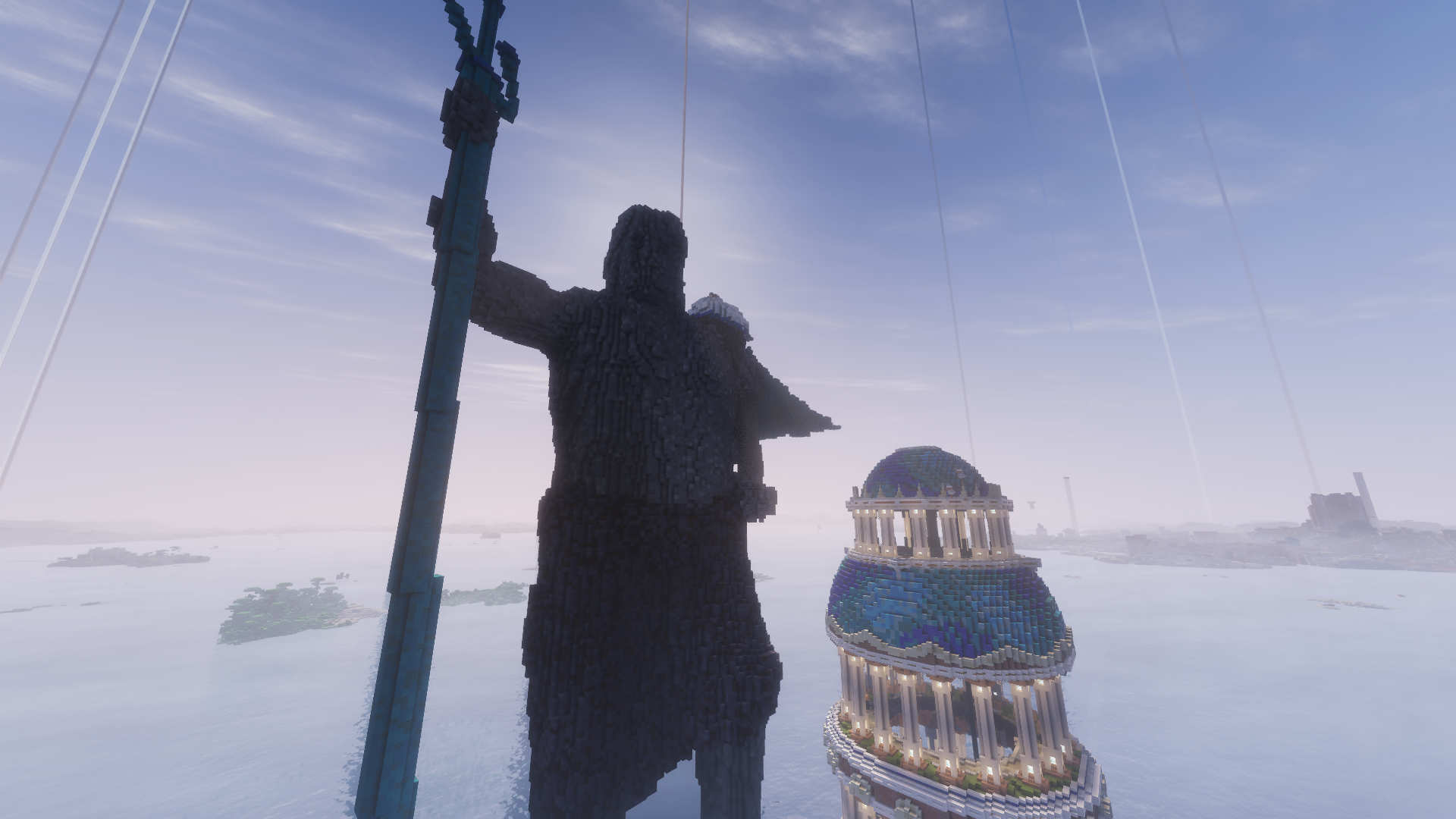 Screenshot of a build on Fortunecraft