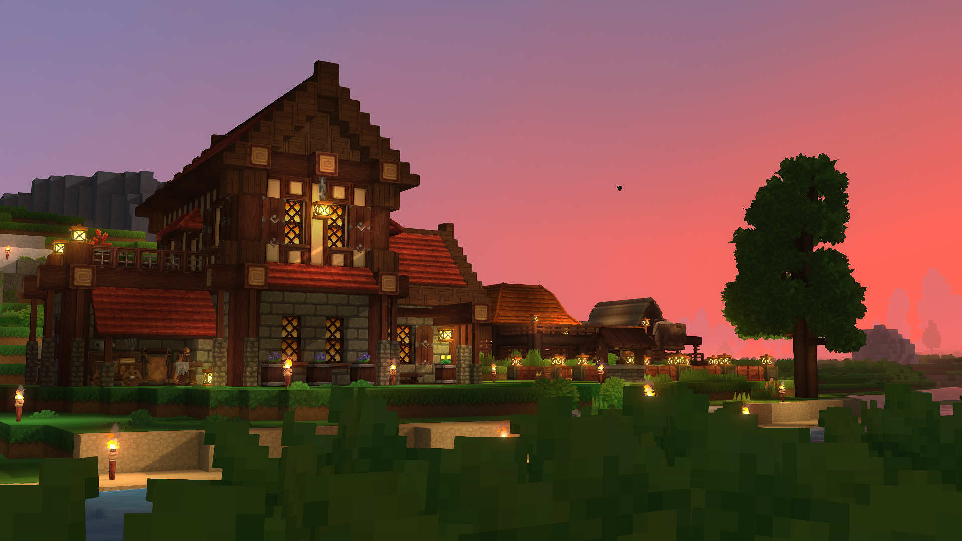 A screenshot of a build from the FortuneTale server